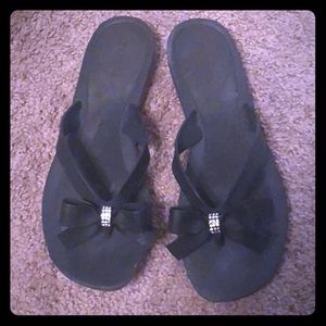 Black dress sandals